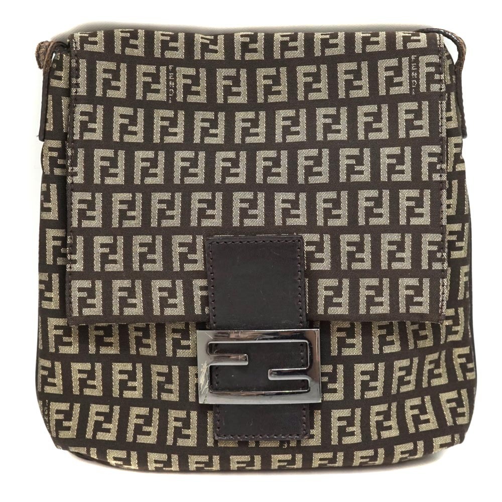 Fendi Shoulder Bag Zucca Pattern